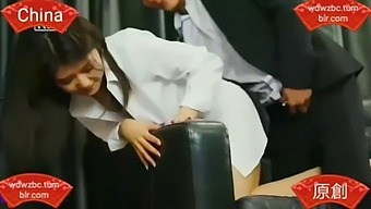 Chinese Model Gives A Footjob And Fingering In This Asian Av