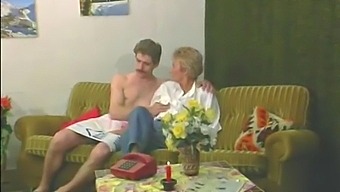 Older Woman'S Anal Play In Lingerie