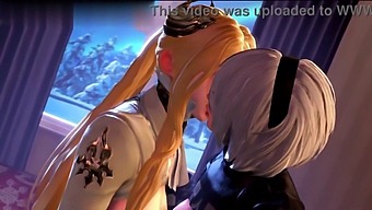 Slim Beauties Enjoy Double Penetration And Facial In 3d