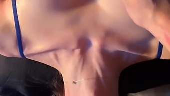 A Young Brunette Teenager Performs A Deep Oral Sex And Swallows Cum