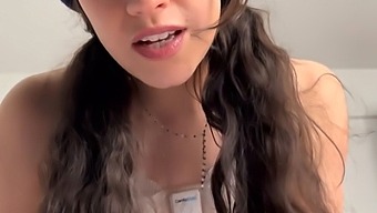 Beautiful Brunette Stepsister Quinn Finite Has Great Sex While On Sick Leave And Achieves Two Nice Climaxes.