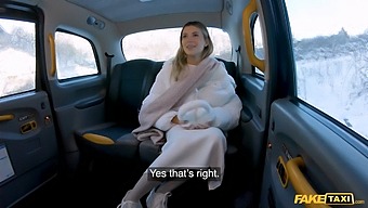 Lingerie Model Gets A Fast And Hard Ride From The Taxi Driver